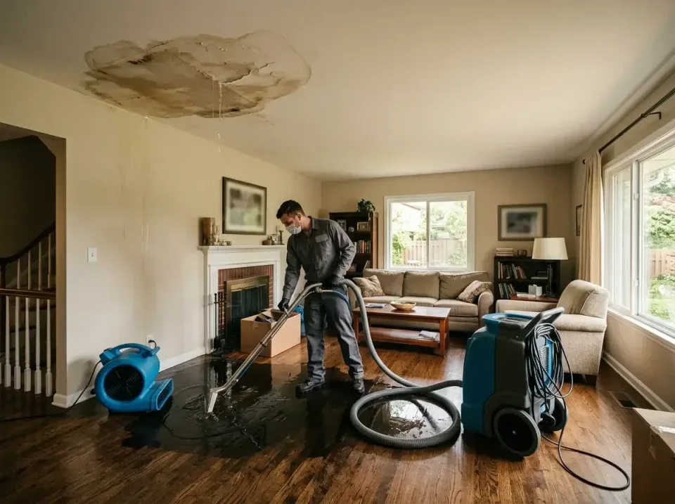 attic-pipe-burst-ceiling-drip-008 — frequently asked questions, Water Damage Restoration & Carpet Care in Bexley, OH